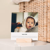 Tischkalender mit Holzständer