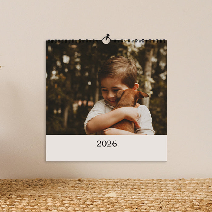 Calendario da parete quadrato 